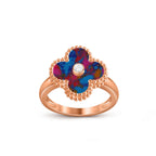 CLOVER DIAMOND RING ROSE GOLD COLLECTION