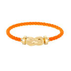 CHANCE LARGE 8 FIGURE BUCKLE NO DIAMOND BRACELET GOLD