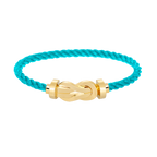 CHANCE LARGE 8 FIGURE BUCKLE NO DIAMOND BRACELET GOLD