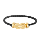 CHANCE LARGE 8 FIGURE BUCKLE NO DIAMOND BRACELET GOLD
