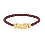 CHANCE LARGE 8 FIGURE BUCKLE NO DIAMOND BRACELET GOLD