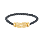 CHANCE LARGE 8 FIGURE BUCKLE NO DIAMOND BRACELET GOLD