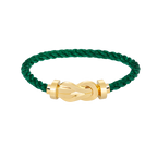 CHANCE LARGE 8 FIGURE BUCKLE NO DIAMOND BRACELET GOLD