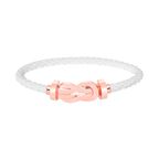 CHANCE LARGE 8 FIGURE BUCKLE NO DIAMOND BRACELET ROSE GOLD