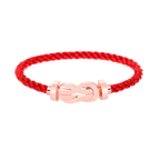 CHANCE LARGE 8 FIGURE BUCKLE NO DIAMOND BRACELET ROSE GOLD
