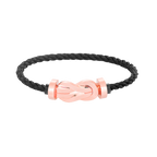 CHANCE LARGE 8 FIGURE BUCKLE NO DIAMOND BRACELET ROSE GOLD