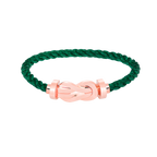 CHANCE LARGE 8 FIGURE BUCKLE NO DIAMOND BRACELET ROSE GOLD