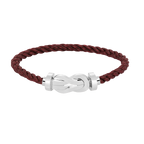 CHANCE LARGE 8 FIGURE BUCKLE NO DIAMOND BRACELET SILVER