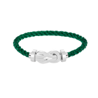 CHANCE LARGE 8 FIGURE BUCKLE NO DIAMOND BRACELET SILVER