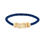 CHANCE LARGE 8 FIGURE BUCKLE FULLDIAMOND BRACELET GOLD