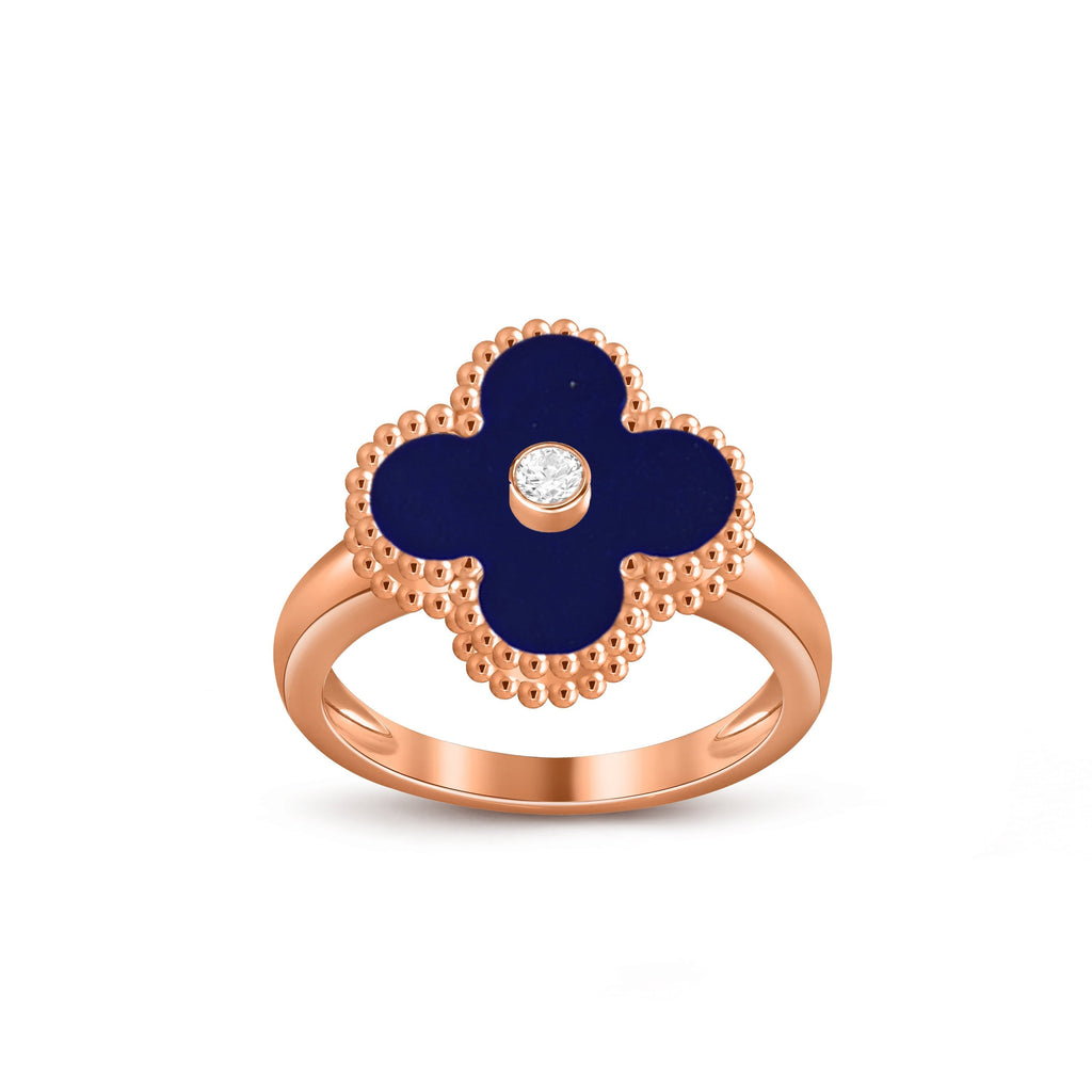 CLOVER DIAMOND RING ROSE GOLD COLLECTION