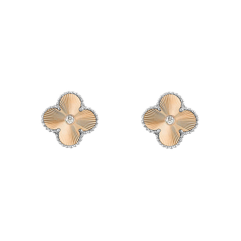 CLOVER SILVER 15MM EARRINGS COLLECTION