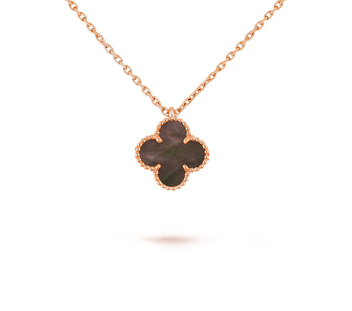 CLOVER MINI 9.5MM CARNELIANS NECKLACE COLLECTION