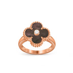 CLOVER DIAMOND RING ROSE GOLD COLLECTION