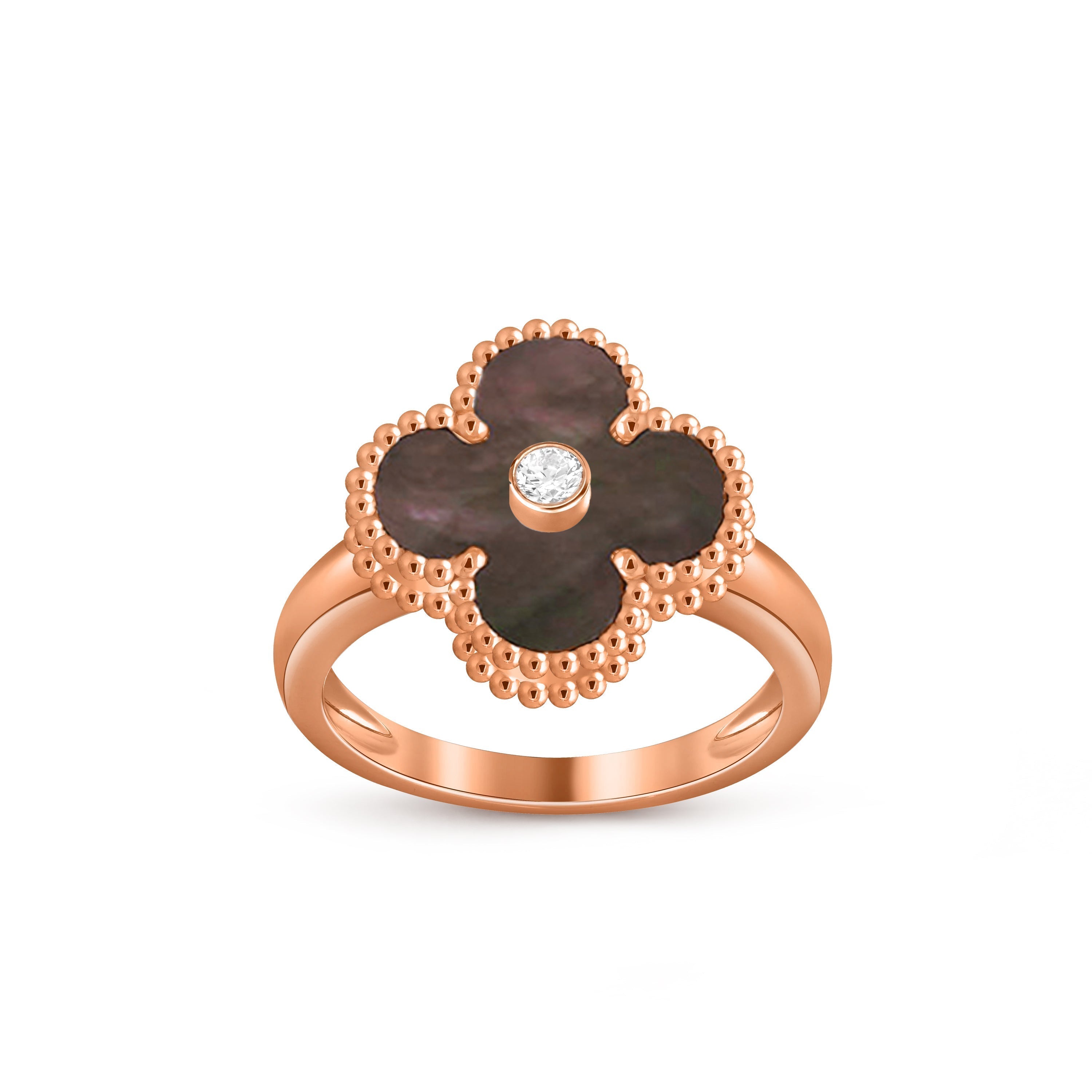 CLOVER DIAMOND RING ROSE GOLD COLLECTION