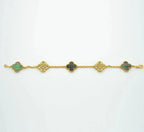 CLOVER 5 MOTIF GRAY MOP BRACELET COLLECTION