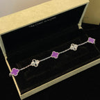 CLOVER 5 MOTIF VIOLET BRACELET COLLECTION