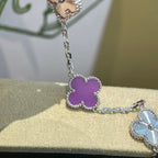 CLOVER 5 MOTIF VIOLET BRACELET COLLECTION