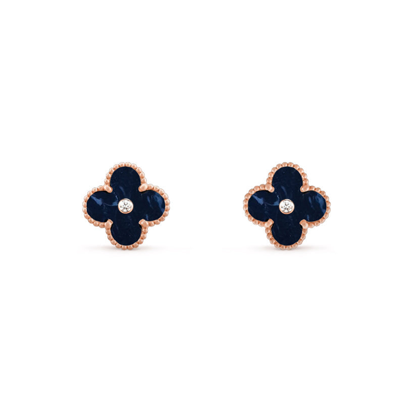 CLOVER  15MM DIAMOND EARRINGS COLLECTION