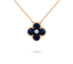 CLOVER 15MM DIAMOND SINGLE FLOWER NECKLACE COLLECTION