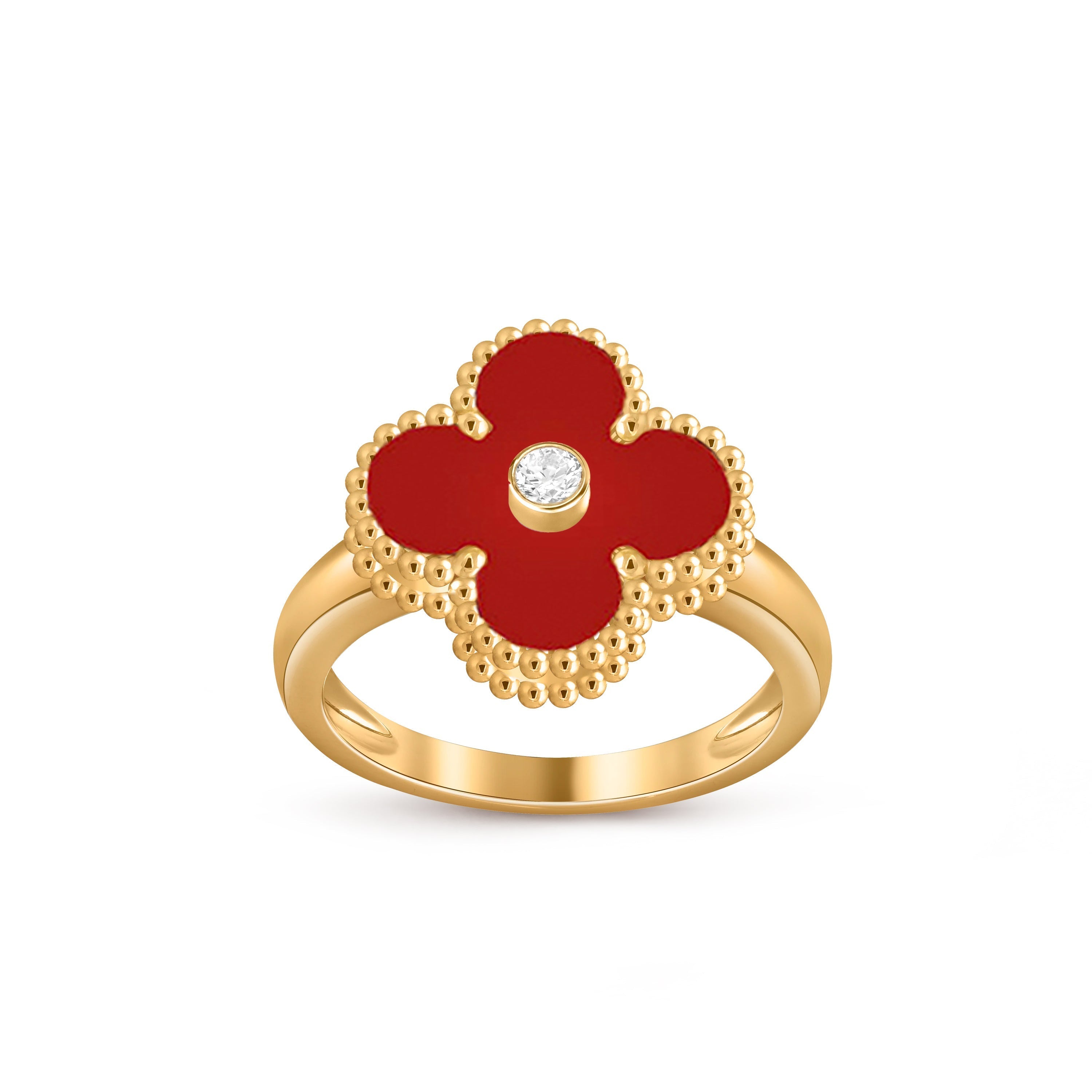 CLOVER DIAMOND RING GOLD COLLECTION