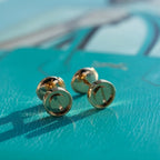 LOVE EARRINGS PINK GOLD 10MM