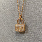 CONSTANCE PEDANT DIAMOND NECKLACE
