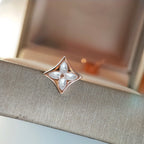 STAR MOP PINK GOLD EARRINGS