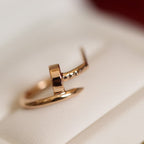 JUSTE EARRINGS PINK GOLD