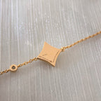 COLOR STAR CARNELIAN PINK GOLD DIAMOND BRACELET