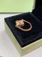 CLOVER RIVERSIBLE RING GOLD COLLECTION
