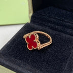 CLOVER RIVERSIBLE RING GOLD COLLECTION