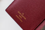 JULIETTE WALLET 13.5 BROWN RED MONOGRAM CANVAS