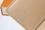 LOU WALLET 11.5 WHITE PINK MONOGRAM CANVAS