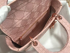 MEDIUM LADY D-LITE 24 PINK CANNAGE EMBROIDERY