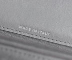 CC WOC 18.5 GREY LAMBSKIN SILVER HARDWARE