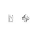 CLOVER SILVER 15MM MOP EARRINGS COLLECTION
