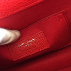 SUNSET 22 HANDBAG IN CHERRY RED CALFSKIN