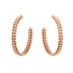 CLASH LARGE HOOP EARRINGS