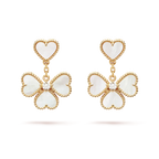 CLOVER SWEET WHITE MOP EARRINGS