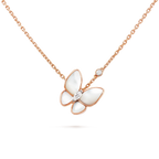 BUTTERFLY MOP DIAMOND NECKLACE