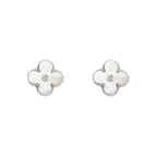 CLOVER SILVER 15MM EARRINGS COLLECTION