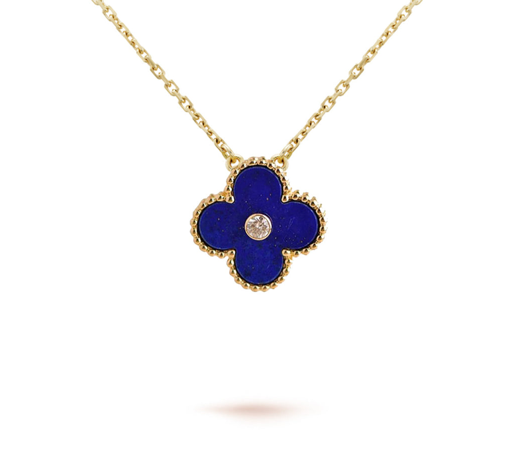 CLOVER 15MM CHRISTMAS LIMITED EDITION SINGLE FLOWER NECKLACE