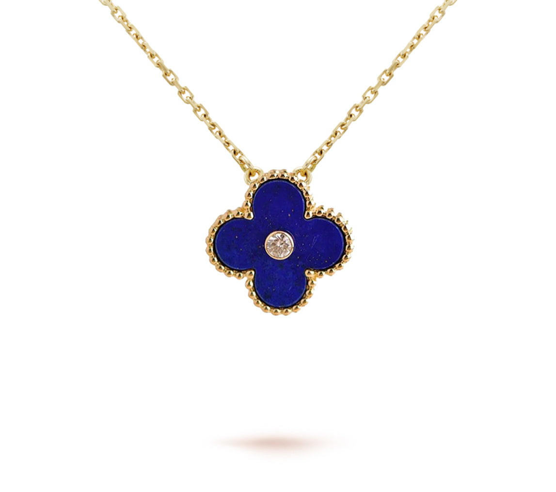 CLOVER 15MM CHRISTMAS LIMITED EDITION SINGLE FLOWER NECKLACE