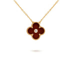CLOVER 15MM CHRISTMAS LIMITED EDITION SINGLE FLOWER NECKLACE