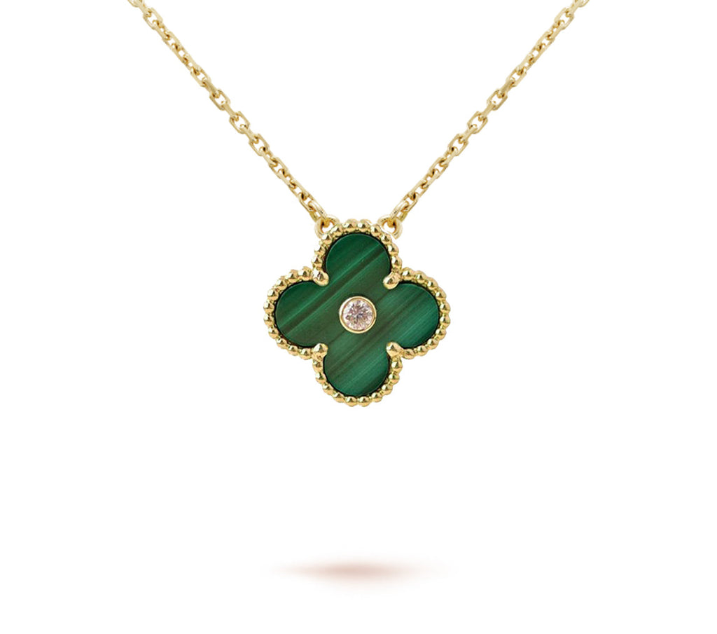 CLOVER 15MM CHRISTMAS LIMITED EDITION SINGLE FLOWER NECKLACE