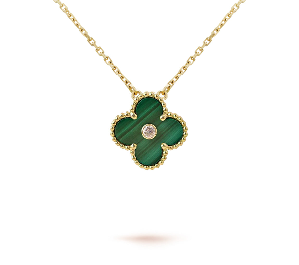 CLOVER 15MM CHRISTMAS LIMITED EDITION SINGLE FLOWER NECKLACE