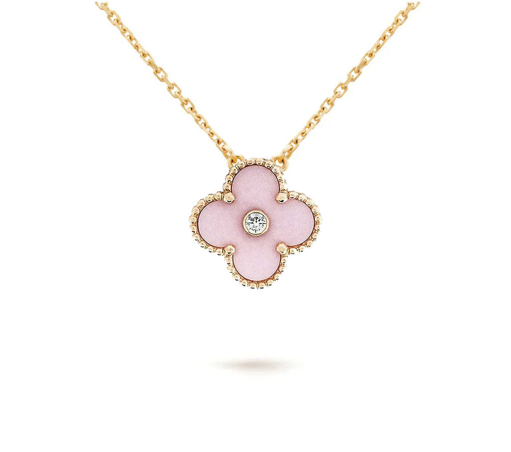CLOVER 15MM CHRISTMAS LIMITED EDITION SINGLE FLOWER NECKLACE