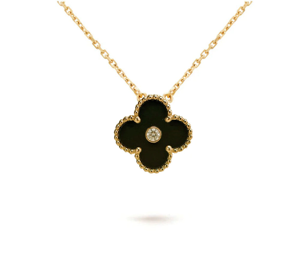CLOVER 15MM CHRISTMAS LIMITED EDITION SINGLE FLOWER NECKLACE