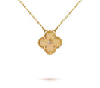 CLOVER 15MM CHRISTMAS LIMITED EDITION SINGLE FLOWER NECKLACE